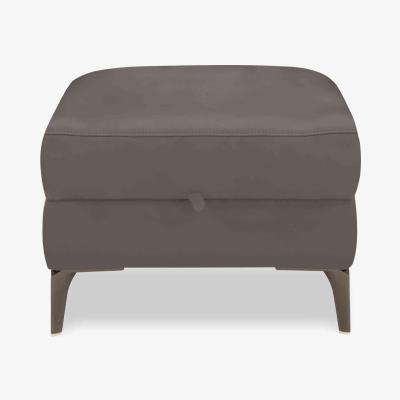 Furniture Village New York HW Leather Storage Footstool - Elephant