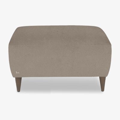 Furniture Village Nicoletti Italia - Milano Fabric Footstool - Coupe Nocciola