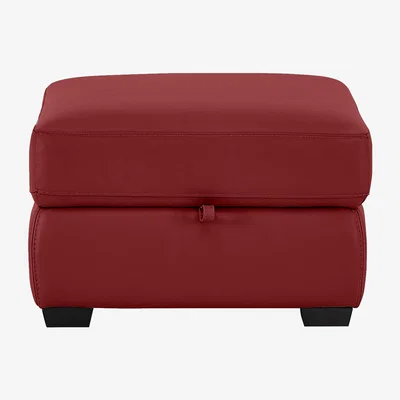 Furniture Village Bijoux Leather Storage Stool- World of Leather