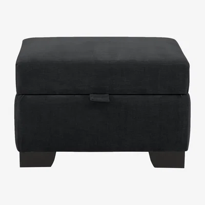 Furniture Village Boutique Palace Storage Footstool - Oasis Anthracite