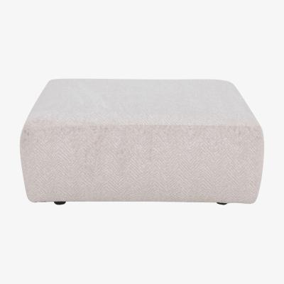 Furniture Village Boutique Pandora Large Footstool - Chevron Mink