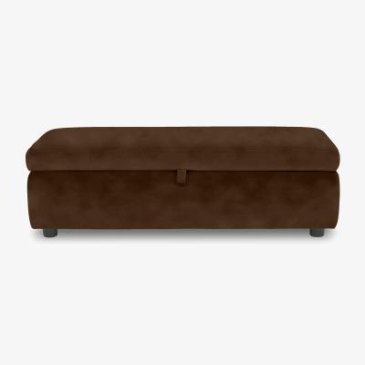 Furniture Village Tyrell 150cm Fabric Blanket Box - R06 Caramel