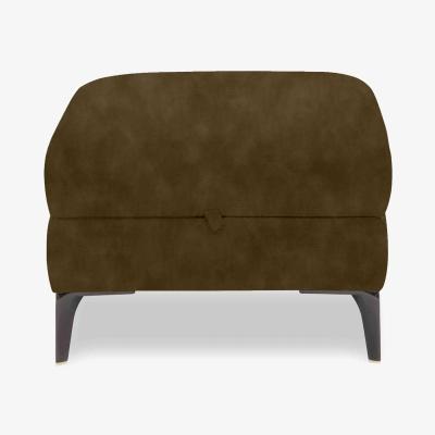 Furniture Village New York Fabric Storage Footstool - Ginger Snap