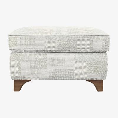 Furniture Village G Plan - Lucca Fabric Storage Footstool - Grey