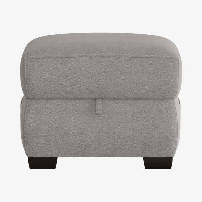 Furniture Village Starlight Express Fabric Storage Footstool - Wild Dove