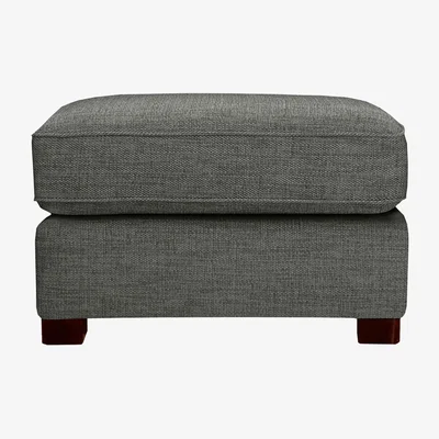Furniture Village Elora Small Fabric Storage Footstool - Deep Sea