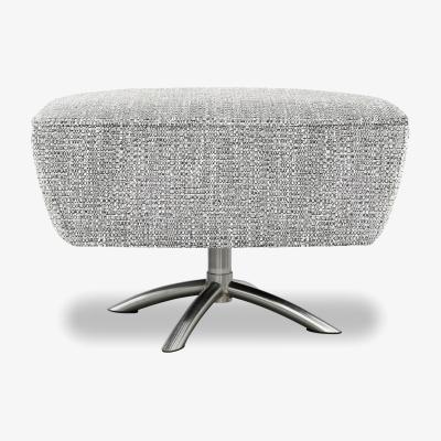 Furniture Village G Plan - Arlo Fabric Swivel Footstool - Libby Cloud