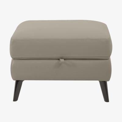 Furniture Village Axel BV Leather Storage Footstool - Taupe