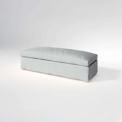 Graham & Green Jasmine Large Footstool with Storage