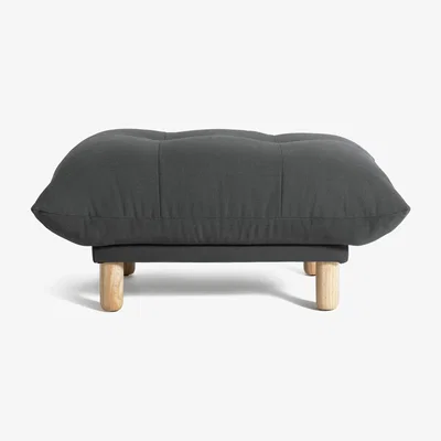 Habitat Habitat Kota Fabric Footstool - Grey