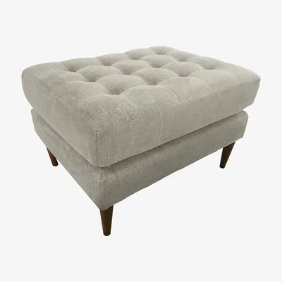 Habitat Habitat Hudson Fabric Footstool - Natural