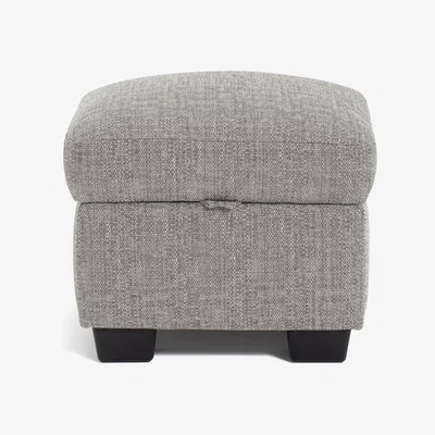 Habitat Habitat Lisbon Fabric Footstool - Grey