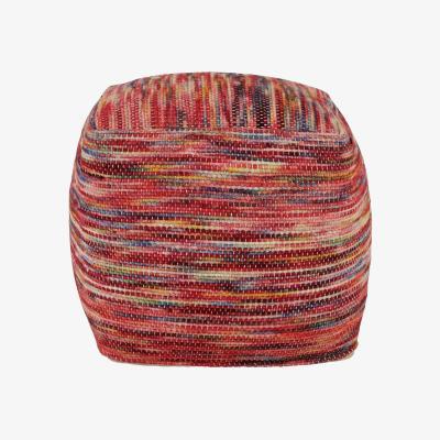 Habitat Habitat Retba Wool Cube Footstool - Multicoloured