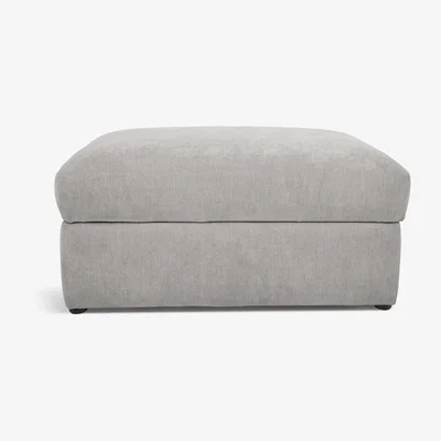 Habitat Habitat Eton Fabric Storage Footstool - Grey