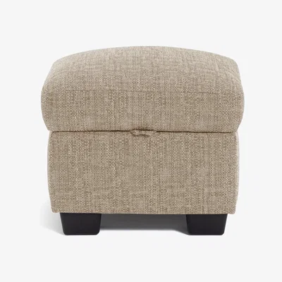 Habitat Habitat Lisbon Fabric Footstool - Beige