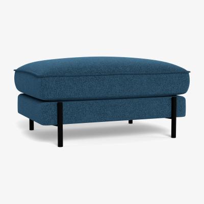Heal's Heal's Tortona Footstool Texture Ink - Heal's UK Furniture