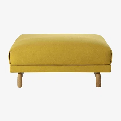 Heal's Muuto Rest Pouf Kvadrat Fiord Dark Green 961 - Heal's UK Furniture