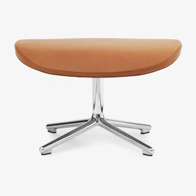 Heal's Normann Copenhagen Hyg Swivel Footstool Ultra Leather - Heal's UK Furniture