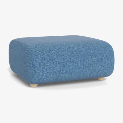 Heal's Heal's Lilli Ottoman Tejo Recycled Cobalt Natural Ash Feet - Heal's UK Furniture