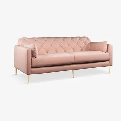 John Lewis Swoon Mendel Ottoman, Gold Leg