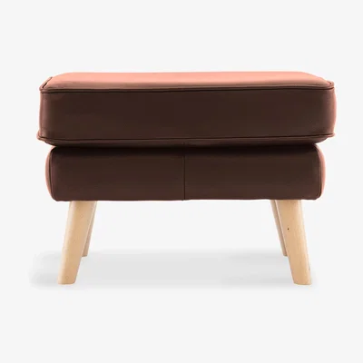 John Lewis G Plan Vintage The Sixty Five Leather Footstool