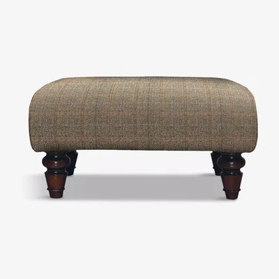 John Lewis Tetrad Lewis Footstool, Mahogany Leg