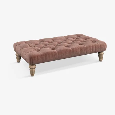 John Lewis Tetrad Lewis Cosy Club Large Buttoned Top Footstool