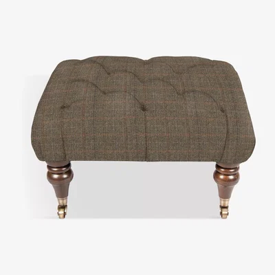 John Lewis Tetrad Skittle Button Detail Footstool