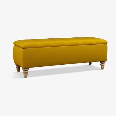 John Lewis John Lewis Rouen Upholstered Ottoman Storage Box