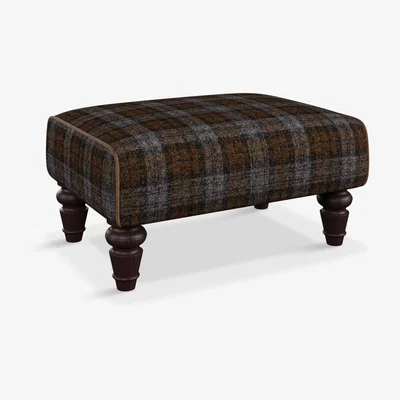 John Lewis Tetrad Lewis Footstool, Mahogany Leg