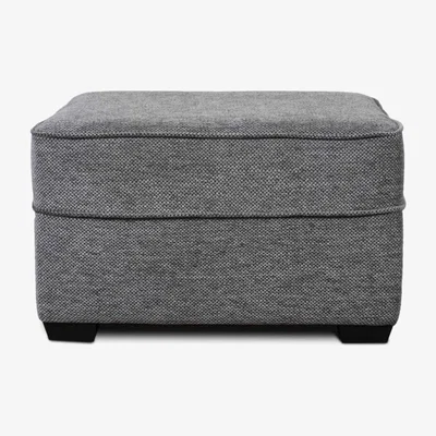 Knees Eleana Ottoman Footstool - Platinum