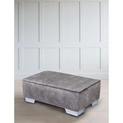 Knees Asher Ottoman Footstool - Elephant