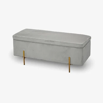 La Redoute Velvet Storage Ottoman