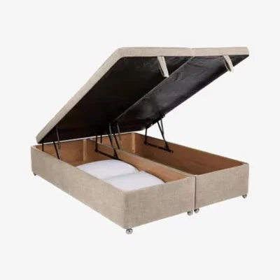 Marks & Spencer M&S Ottoman storage divan - 5FT - Oatmeal, Oatmeal,Charcoal,Grey,Silver
