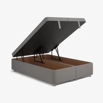 Marks & Spencer M&S Ottoman Storage Divan - 4FT6 - Light Grey Mix, Light Grey Mix,Charcoal Mix,Light Duck Egg