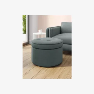 Marks & Spencer M&S Loft Round Storage Stool - FTSL - Dark Grey, Dark Grey,Light Grey,Dusty Pink,Ochre