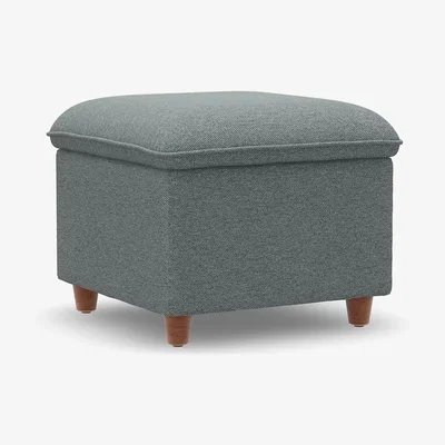 Marks & Spencer M&S Loft Jayden Storage Ottoman - SSFTS - Ash Grey, Ash Grey,Light Grey