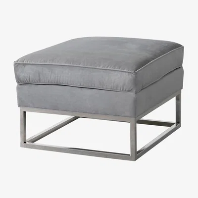 My Furniture Kenza Footstool  - Dove Grey
