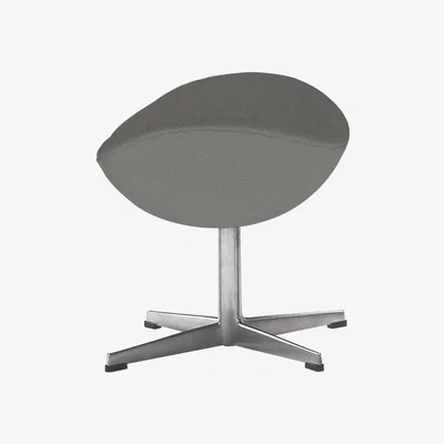 Made in Design Egg Footrest - Fabric version by Fritz Hansen Grey