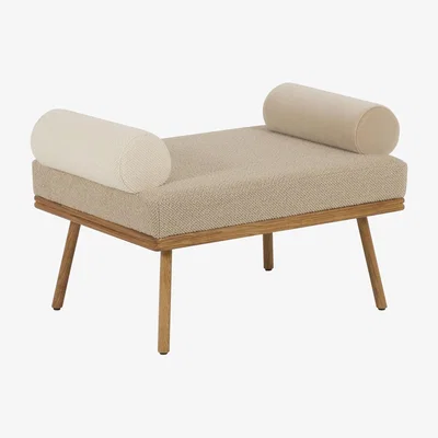 Made in Design Rue du Louvre Ottoman - / 78 x 52 cm - Exclusive by Lelièvre Paris White