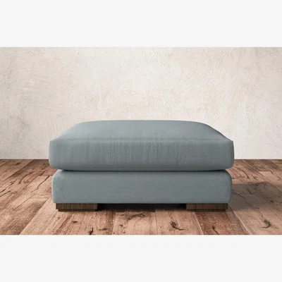Nkuku Nkuku Guddu Dining Footstool | Make To Order | Large | Recycled Cotton Horizon