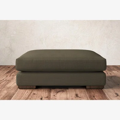 Nkuku Nkuku Guddu Dining Footstool | Make To Order | Grand | Recycled Cotton Fatigue