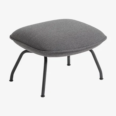 Nordic Nest Muuto Doze ottoman Ocean 80-Anthracite black