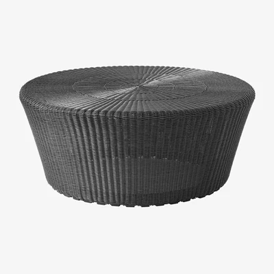 Nordic Nest Cane-line Kingston footstool Graphic Ø75cm