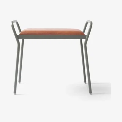 Nordic Nest Maze Anyone Stool green grey/vintage cognac