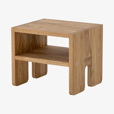 Nordic Nest Bloomingville Bas stool 35x30x30 cm Oak