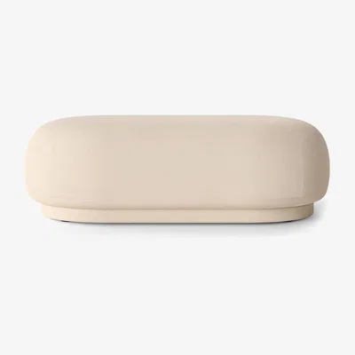 Nordic Nest ferm LIVING Rico ottoman Brushed off white