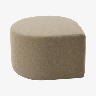 Nordic Nest AYTM Stilla pouf bouclé Taupe