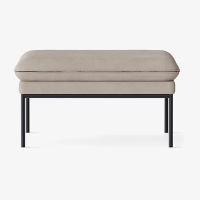 Nordic Nest ferm LIVING Turn pouf sit pouf Cotton linen natural