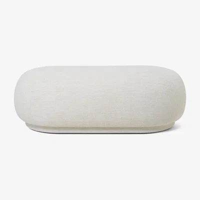 Nordic Nest ferm LIVING Rico ottoman Bouclé off white